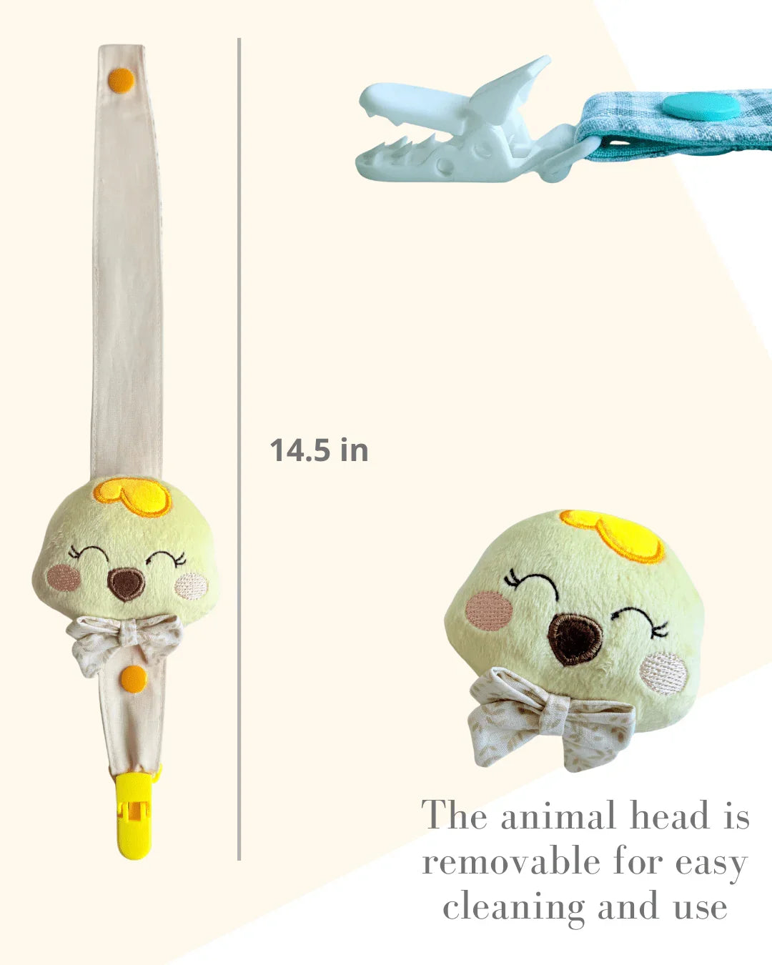 Little Chick Pacifier Clip - Maminas Baby Shop