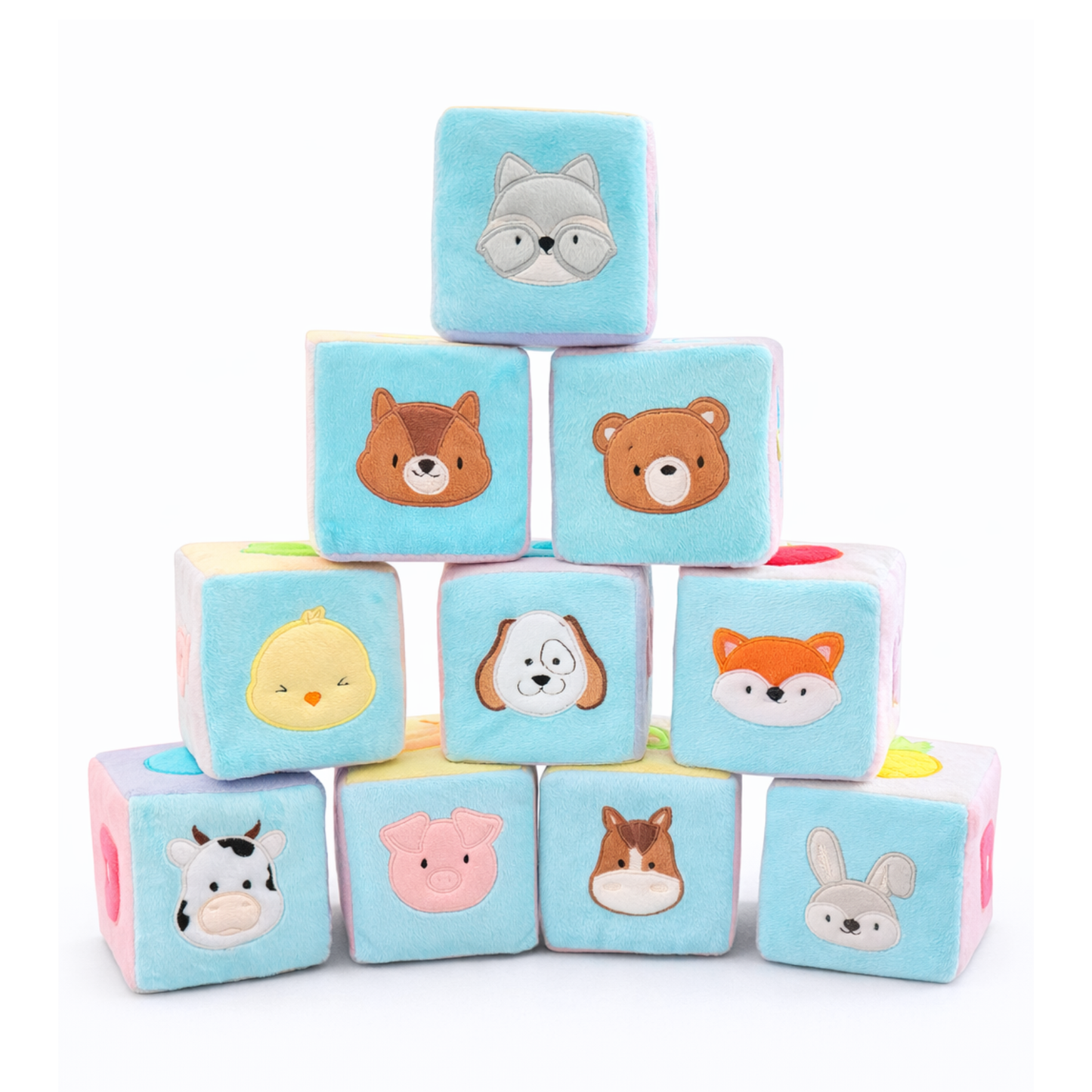 Sensory Learning Cubes for Babies (Set of 9)
