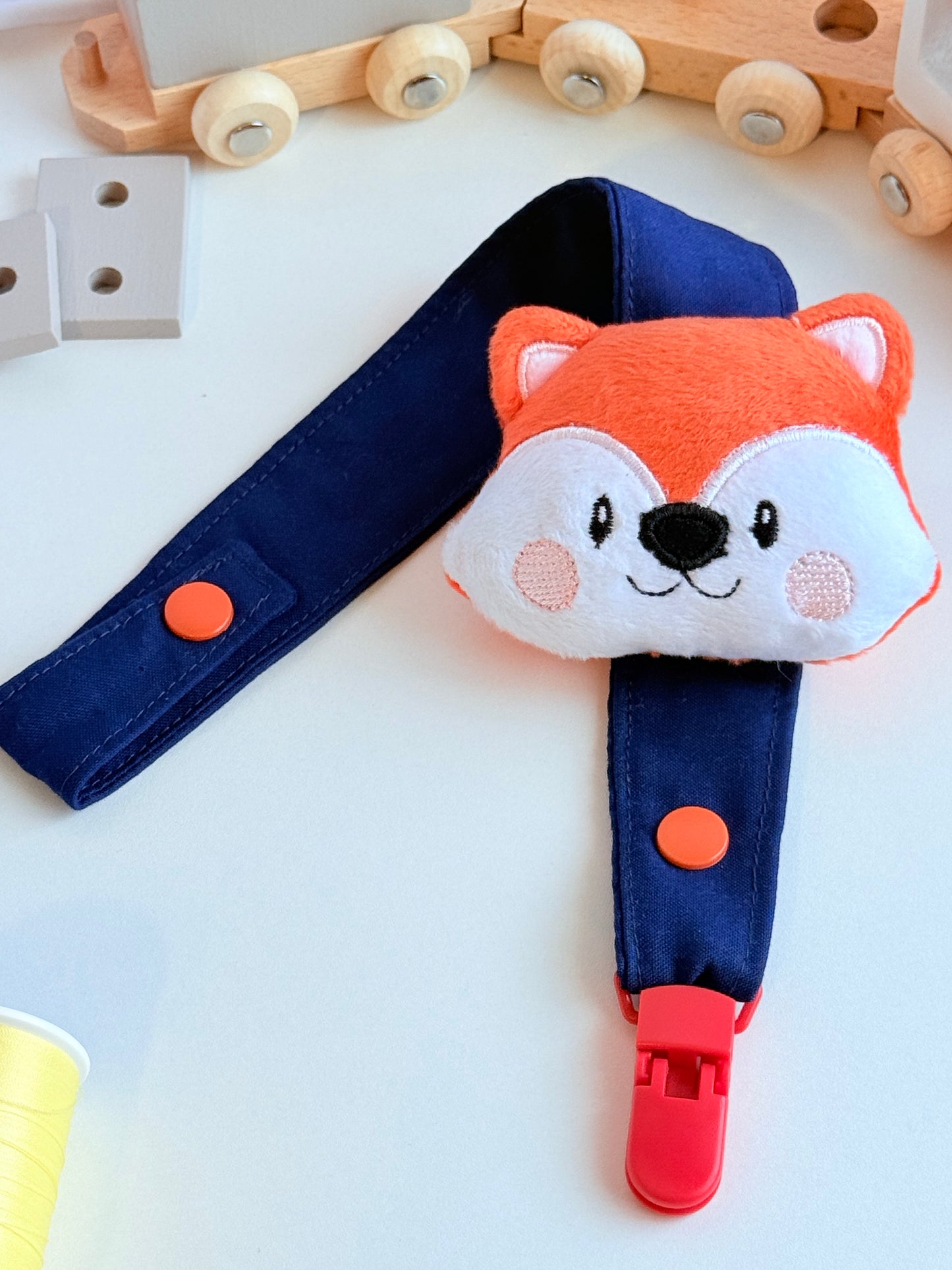 Fox Pacifier Clip