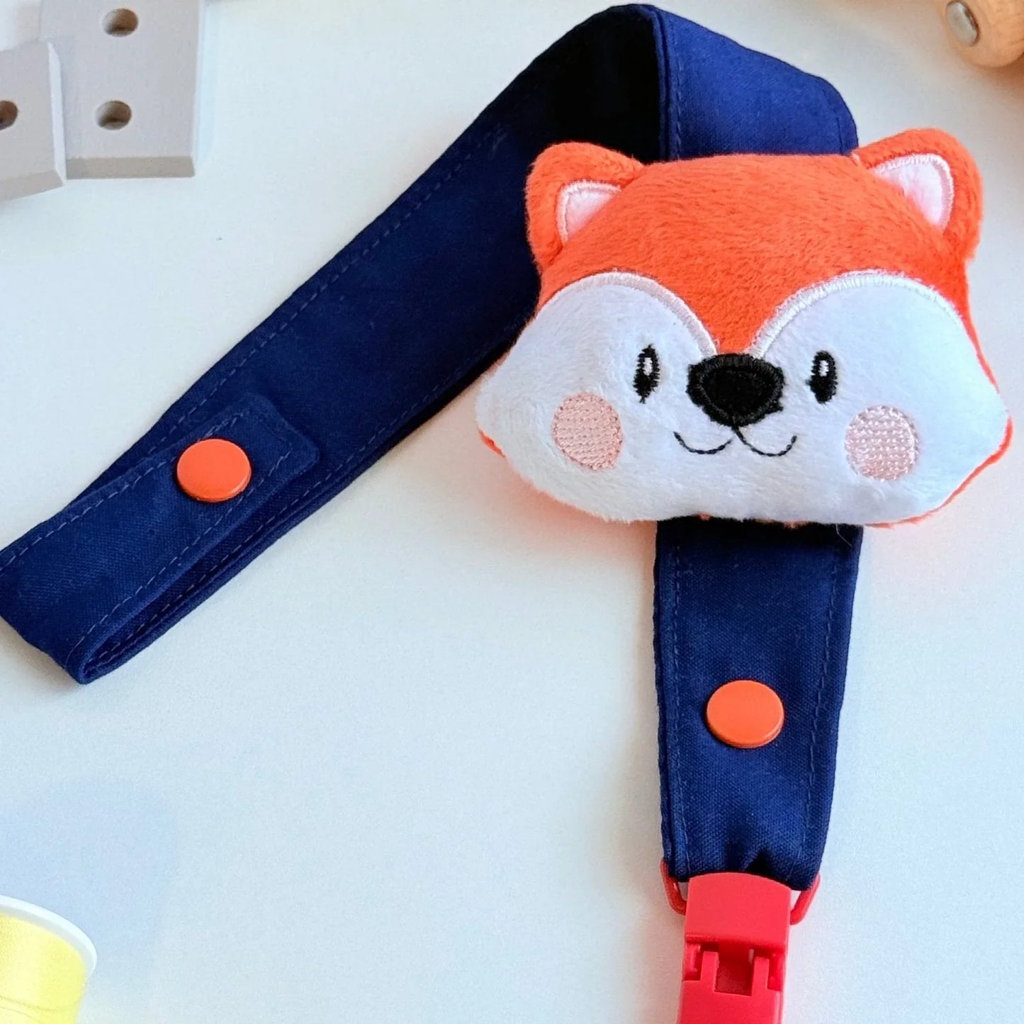 Fox Pacifier Clip - Maminas Baby Shop