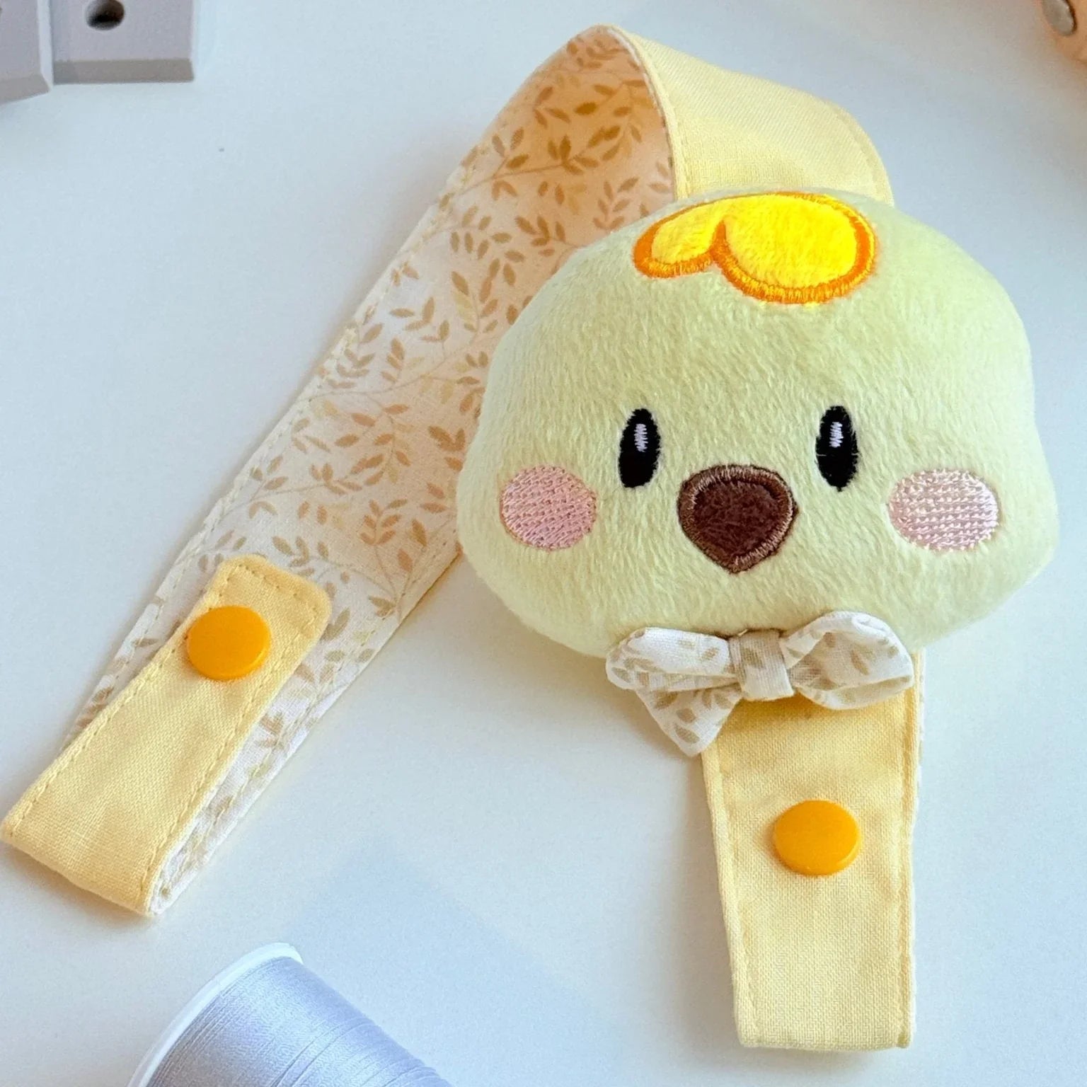 Cuddly Chick Pacifier Clip - Maminas Baby Shop