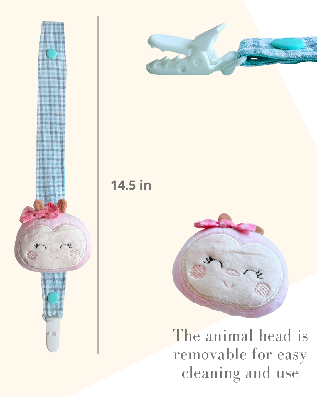 Magical Butterfly  Pacifier Clip