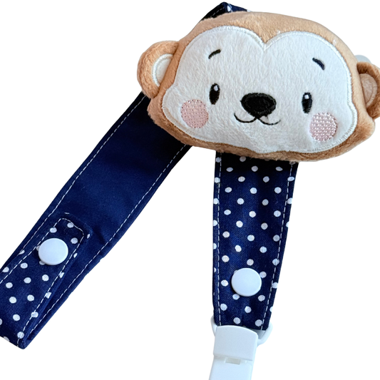 Monkey Pacifier Clip