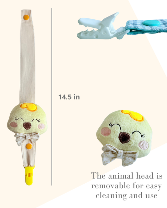 Little Chick Pacifier Clip