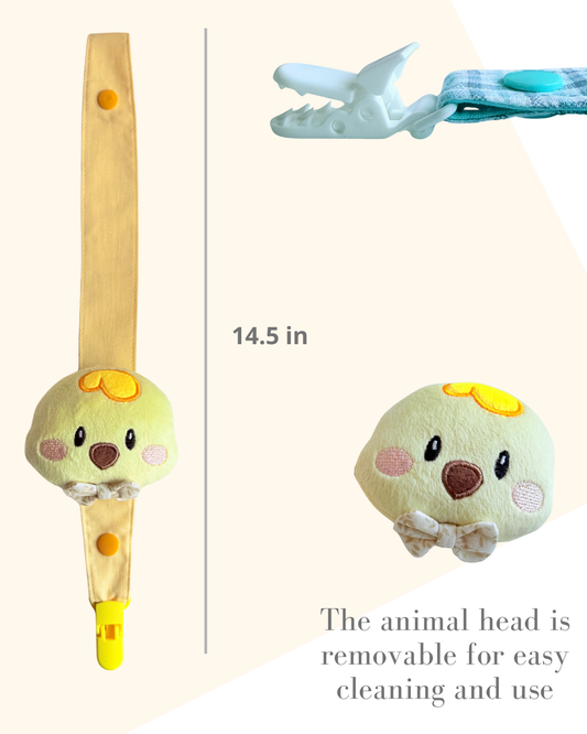 Cuddly Chick Pacifier Clip