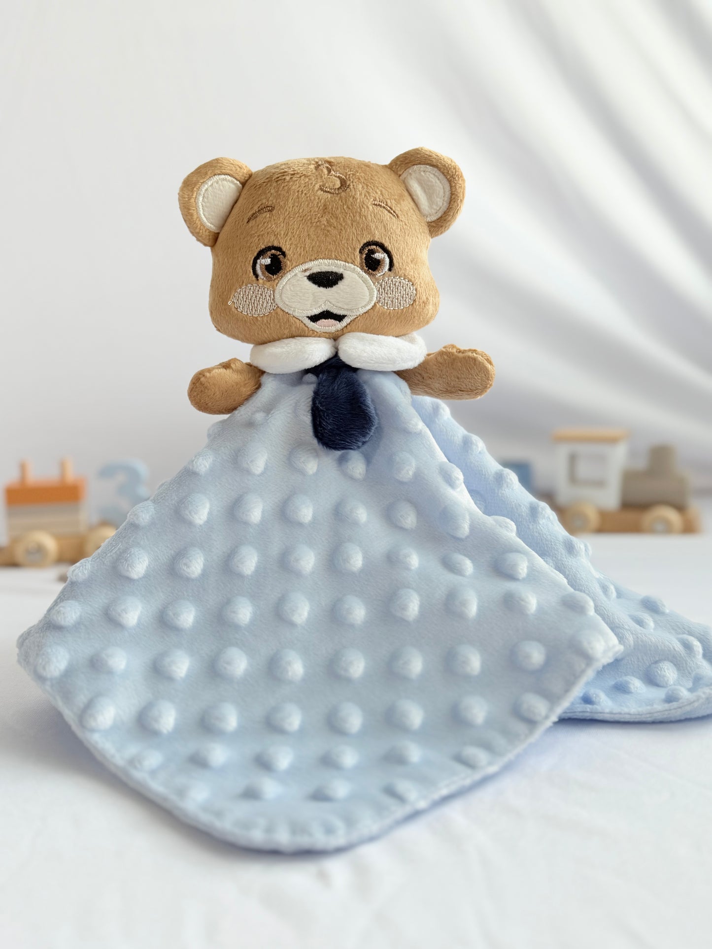 Security Blanket Cuddly Bear
