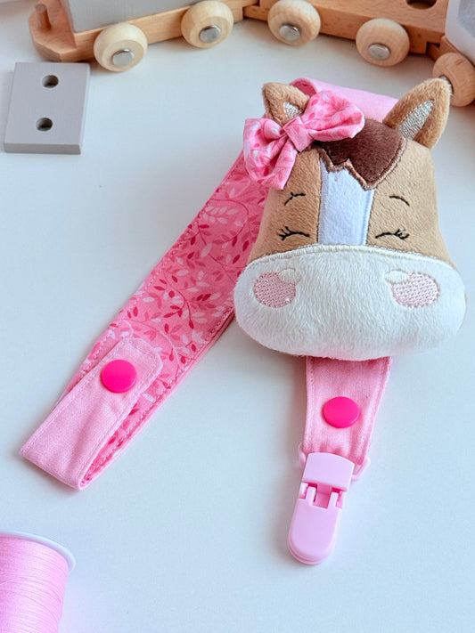 Gentle Horse Pacifier Clip