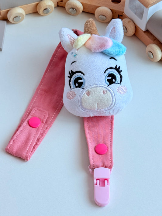 Sweet Unicorn Pacifier Clip